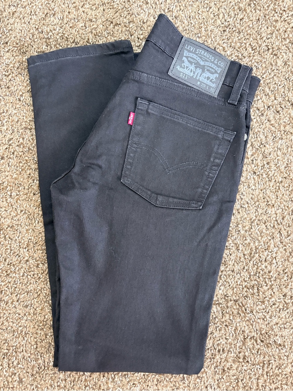 Levi's Black Slim Jeans 29x30